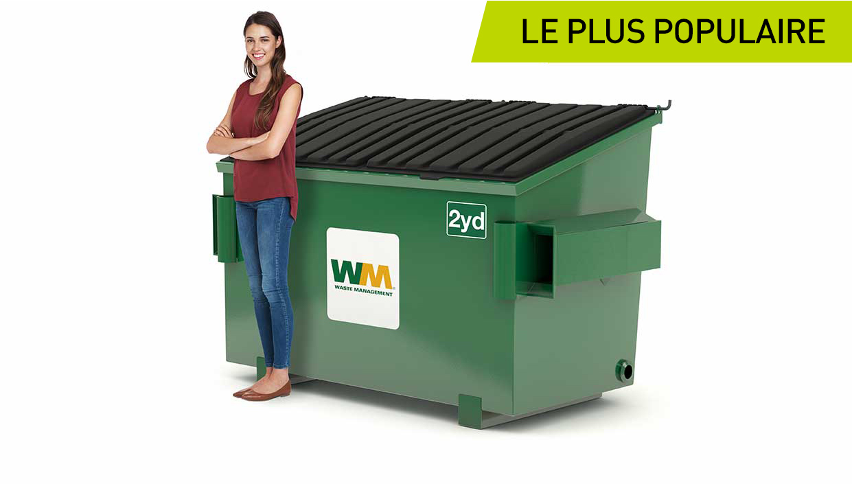 2 yard dumpster size in Laval, QC