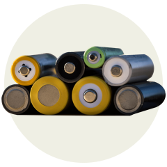 Old batteries