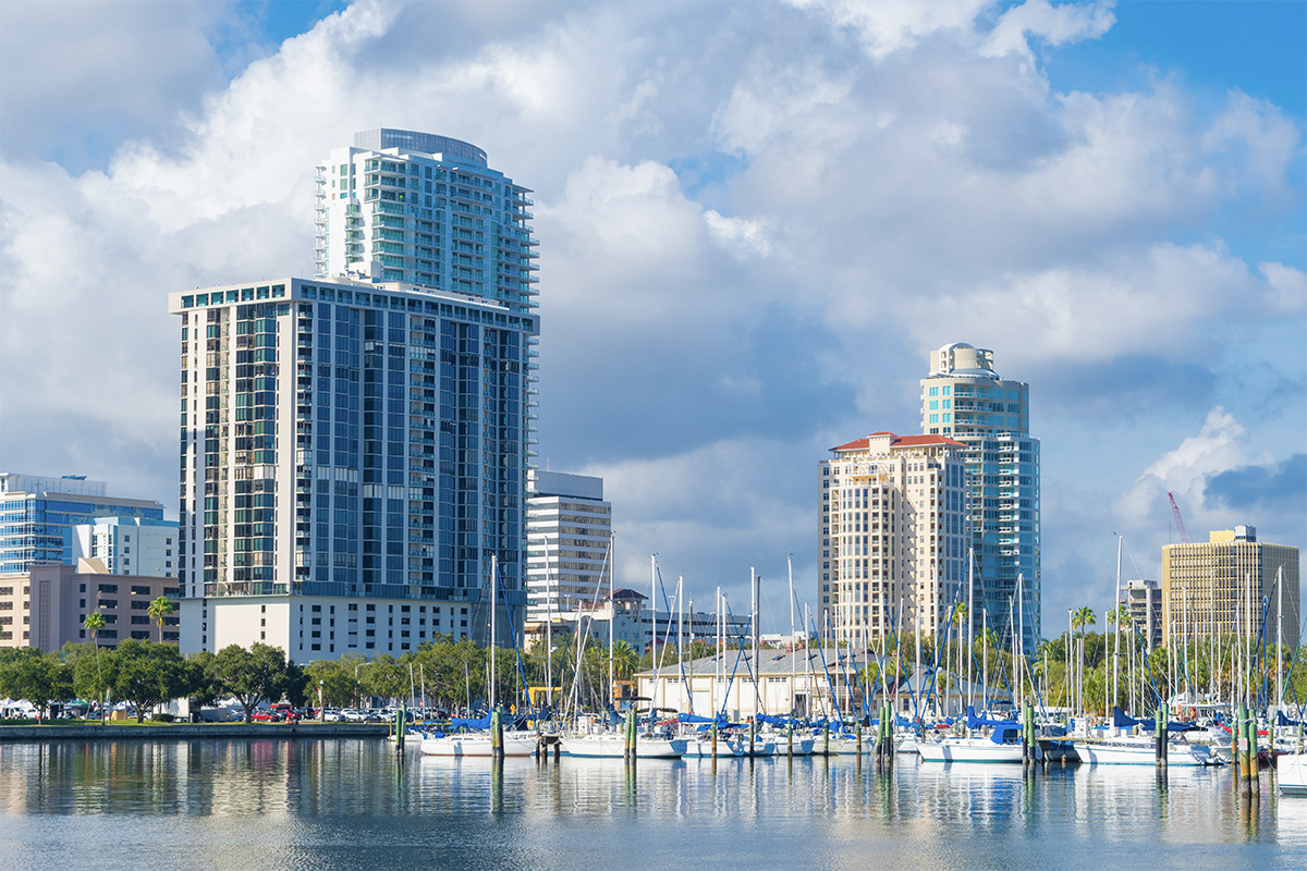 Waterfront view St. Petersburg, Florida